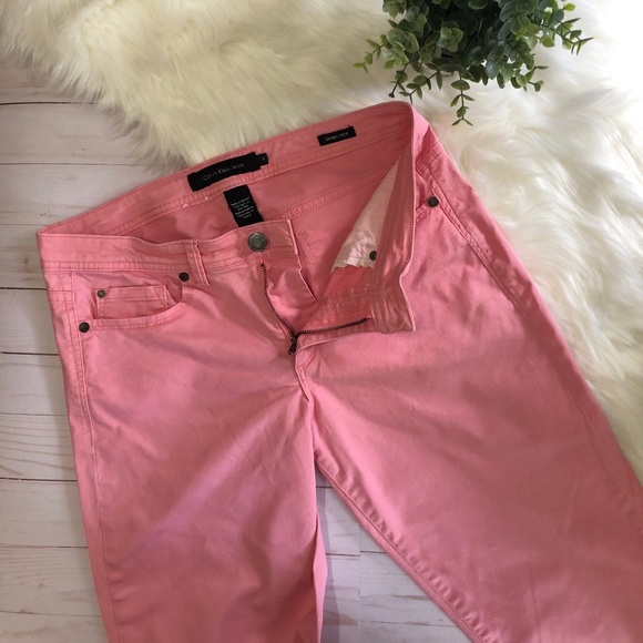 Calvin Klein Pink Jeans Skinny Crop - Picture 5 of 7